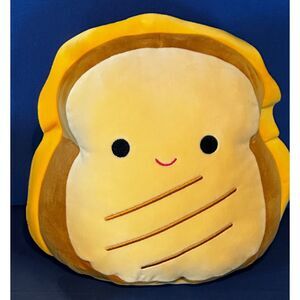Squishmallow Lil Gouda 12" Grilled Cheese Sandwich 8” Plush Food Squad Jazwares